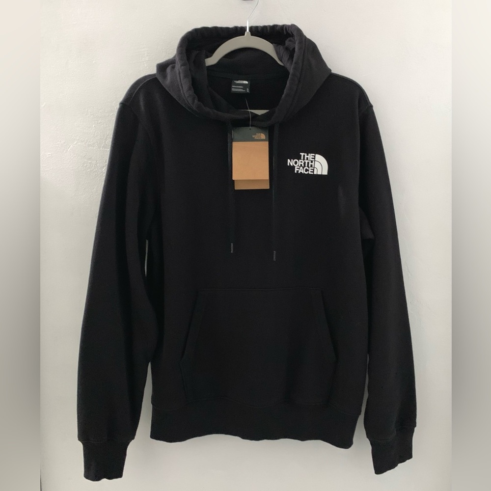 The North Face Box NSE Pullover Hoodie TNF Black/TNF White Sz M. NWT - Picture 3 of 12